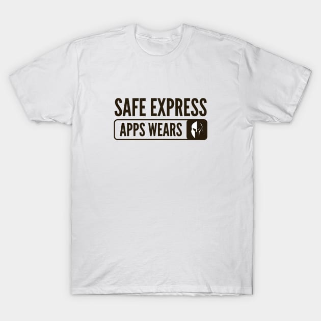 Secure Coding Safe Express Apps Wears Helmet T-Shirt by FSEstyle